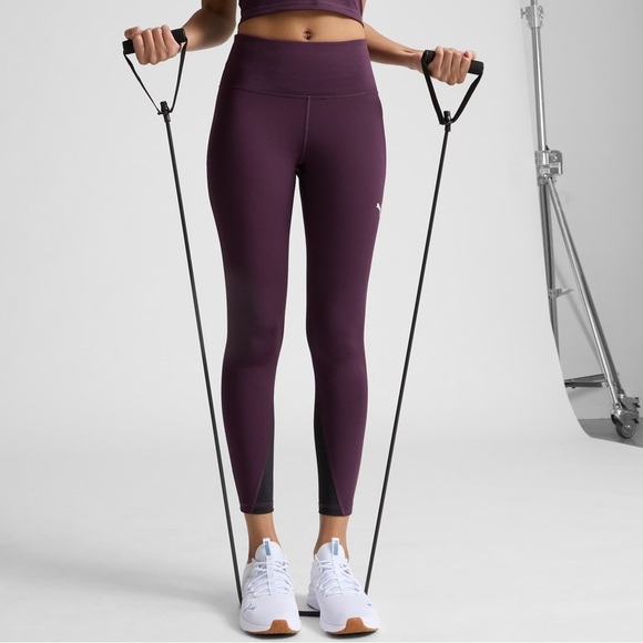 PUMA Train All Day Women's 7/8 Training‎ Leggings Midnight Plum Size Medi… - Picture 1 of 10
